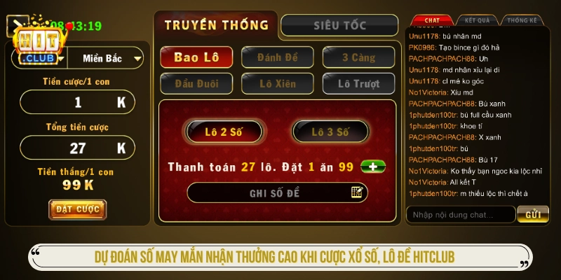 Hitclub Pro - Cổng Game Hit Club, Trang Chủ & Tải App Mới Nhất Dự đoán số may mắn nhận thưởng cao khi cược xổ số, lô đề HITCLUB
