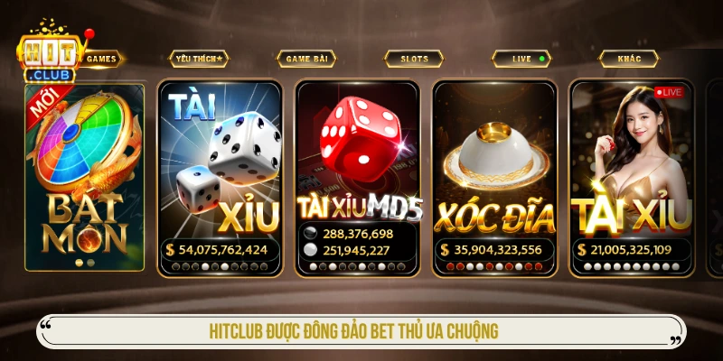Hitclub Pro - Cổng Game Hit Club, Trang Chủ & Tải App Mới Nhất HITCLUB được đông đảo bet thủ ưa chuộng